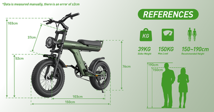 Maison RYDEQ™ JX90 Commuter Electric Bike