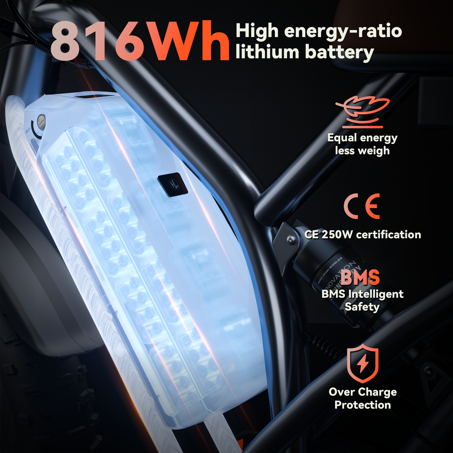 Maison RYDEQ™ JX50 — Fat Tire E-Bike (48V 17Ah, NFC Display)