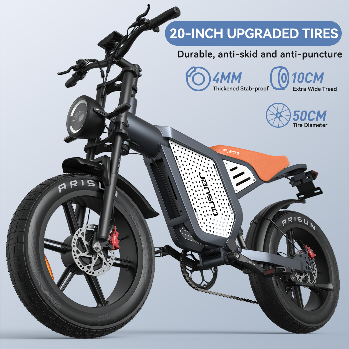 Maisonn RYDEQ™ JX60G Electric Bike Dual Motor All-Wheel Drive
