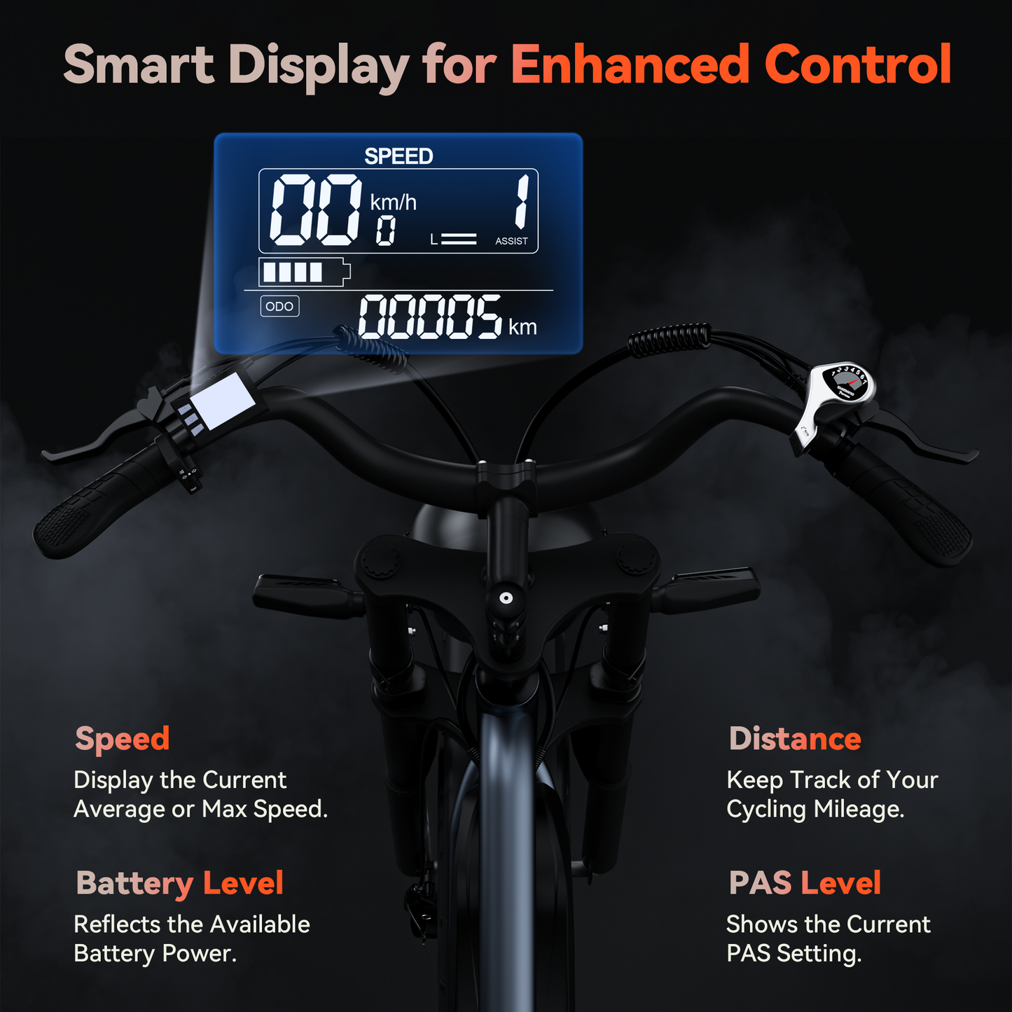 Maison RYDEQ™ JX50 — Fat Tire E-Bike (48V 17Ah, NFC Display)